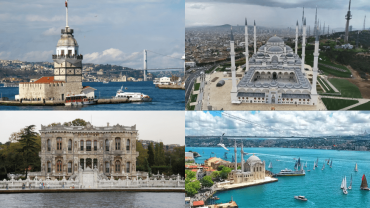 جولة في اسطنبول: أبرز معالم اسطنبول الأوروبية والآسيوية، جولة موجهة بالحافلة ورحلة بالقارب.