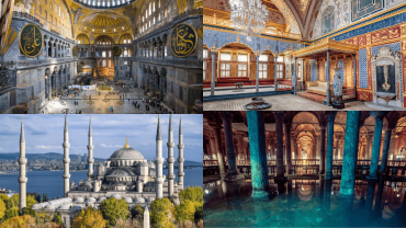 جولة لأبرز معالم اسطنبول: قصر توبكابي والحرملك، وصهريج البازيليك، والمسجد الأزرق، وآيا صوفيا، مع مرشد خبير ووجبة غداء.